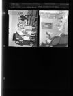 Feature: Women and children at art show (2 Negatives) (April 3, 1954) [Sleeve 12, Folder d, Box 3]